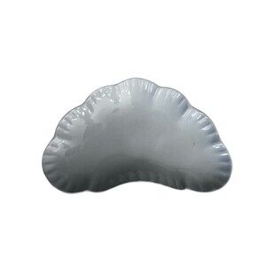 Johnson Bros England Crescent Dishes England 6” x3.5 Bone Dish White Ironstone